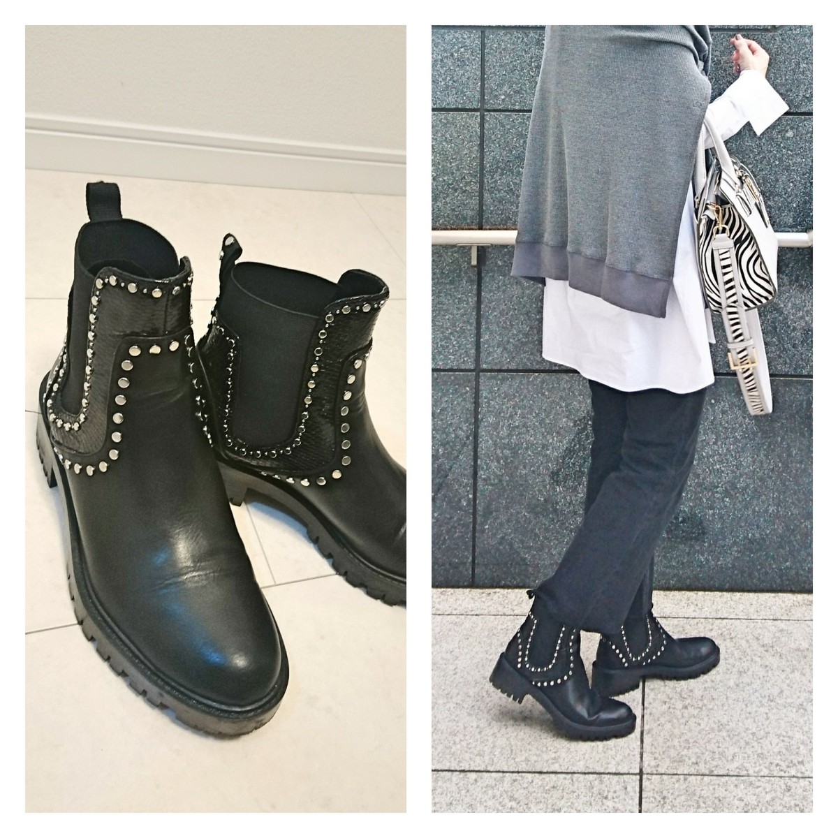 ZARAのスタッズブーツは今冬の大本命! スカートにもパンツにもOK