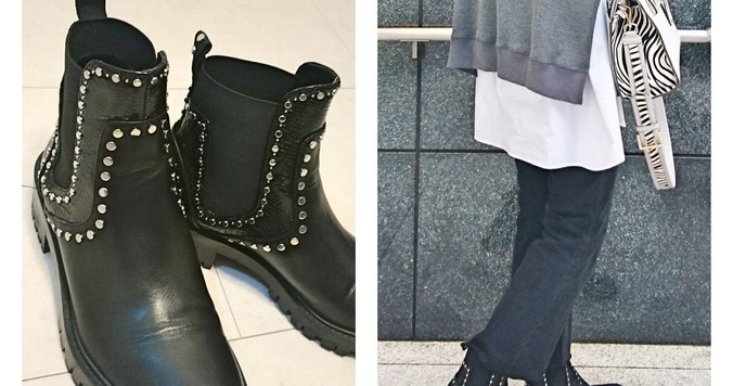 ZARAのスタッズブーツは今冬の大本命！　スカートにもパンツにもOK