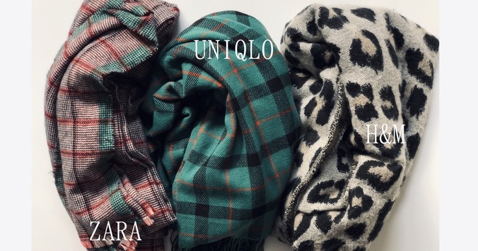 プチプラストールが買い！　ZARA、UNIQLO、H&Mのおすすめ紹介します