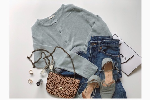 GUソフトリッチカーディガンで華やかに垢抜け！　真冬のきれい色が旬