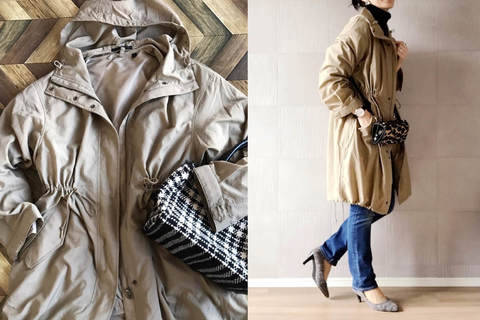 今買って春まで着られる！　UNIQLOモッズコートで大人カジュアルコーデ