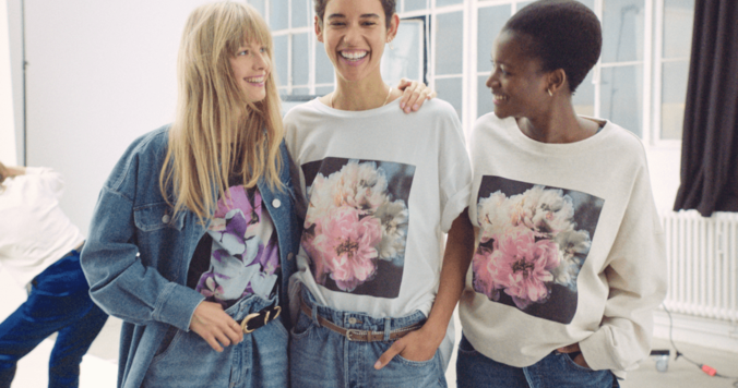 H＆Mがヘレナ・クリステンセンとコラボ。花々の写真をメインとしたコレクション