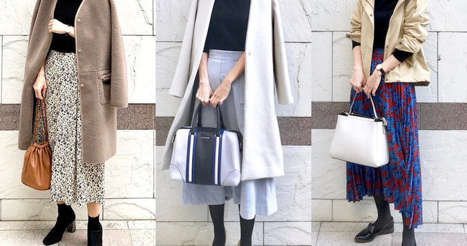 UNIQLO「カシミヤセーター」１〜３月の着まわしコーデ。冬〜春のおしゃれは万全！