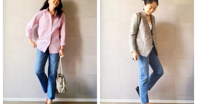 GUハイウエストストレートジーンズが優秀！　大人のリラックスカジュアルに◎