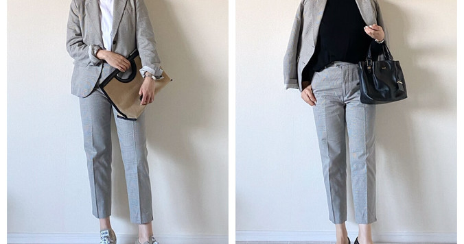 UNIQLO×イネスの簡単こなれセットアップ。大人女性におすすめ！