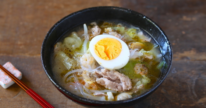 レンジで簡単！　栄養たっぷり春雨スープ「太平燕（タイピーエン）」