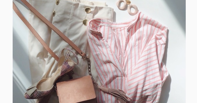 GUフロントボタンワイドパンツが美シルエットで万能！