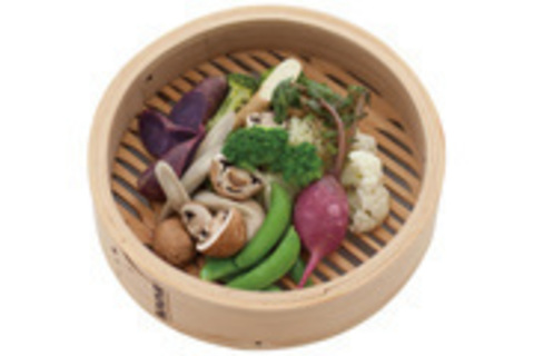 温野菜の山芋ディップ添えVSバゲットにたっぷり! 豚肉のリエット