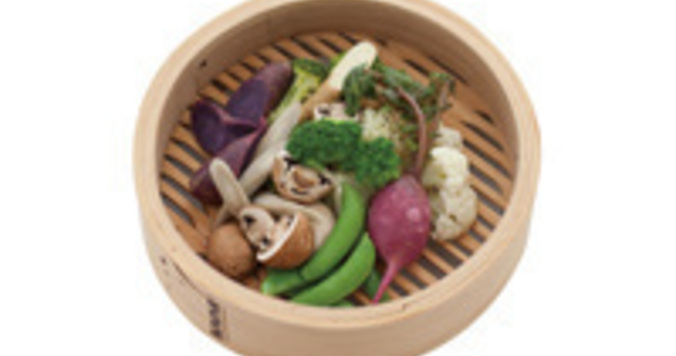 温野菜の山芋ディップ添えVSバゲットにたっぷり！ 豚肉のリエット