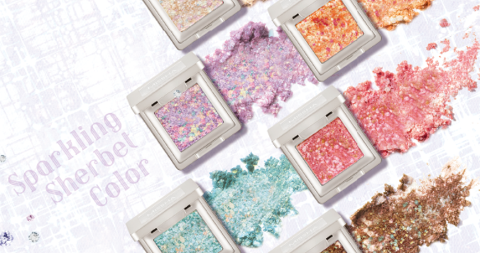 SNSで人気の「ミシャ グリッタープリズムシャドウ」に春夏限定カラーが登場