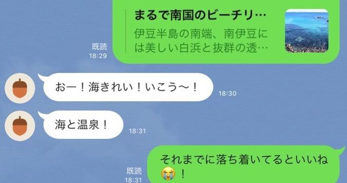 しばらく会えないカップルのLINEを覗き見！