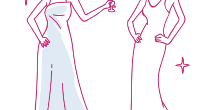 ロングドレスならではの楽しみ方♪