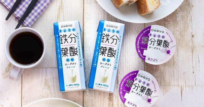 「ルナルナ」とオハヨー乳業がコラボ！ 「毎日おいしくチャージ！ “きょうの鉄分葉酸” プレゼントキャンペーン」を実施中。