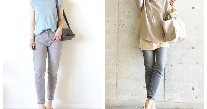 おしゃれ上級者の新定番アイテム「グレーデニム」で大人カジュアルコーデ
