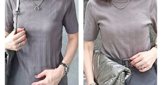 【UNIQLO】リブTシャツが高コスパ！ 大人女性をきれいに見せてくれます