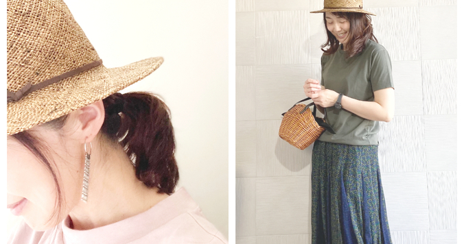 H&Mメンズストローハットでハンサム大人コーデ＆日焼け対策も