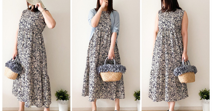 GU（ジーユー）花柄ワンピが優秀！ リゾート気分を満喫しよう