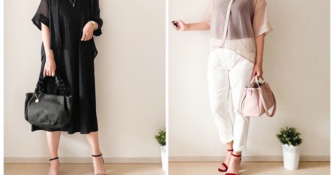 【GU】シアーオーバーサイズシャツを大人女性がおしゃれに着こなすコツは？