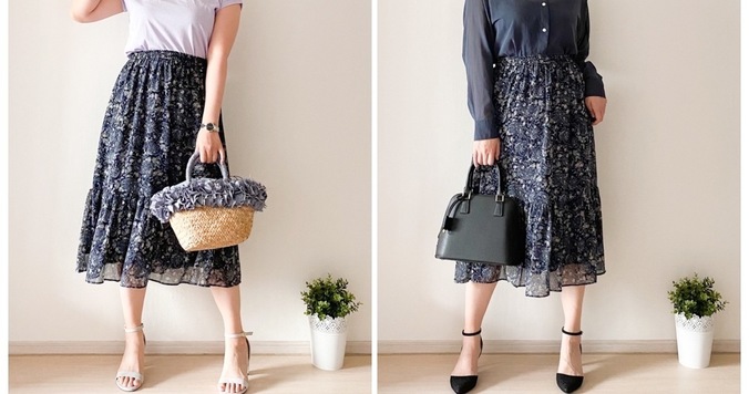 UNIQLOのシフォンティアードロングスカートは今が買いどき！