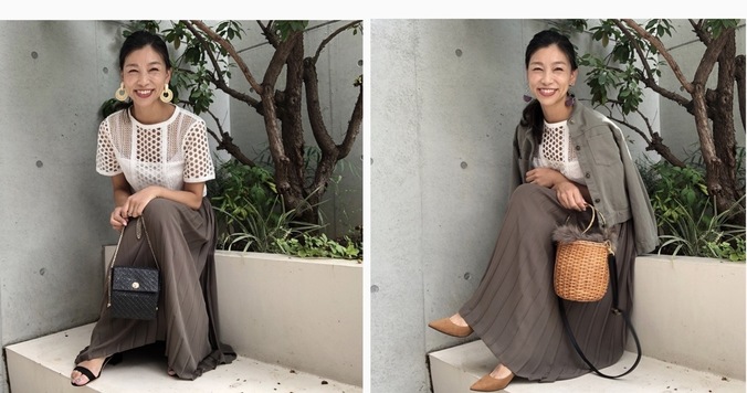 【UNIQLO】上品シフォンプリーツスカートを夏秋コーデで賢く使い分け！