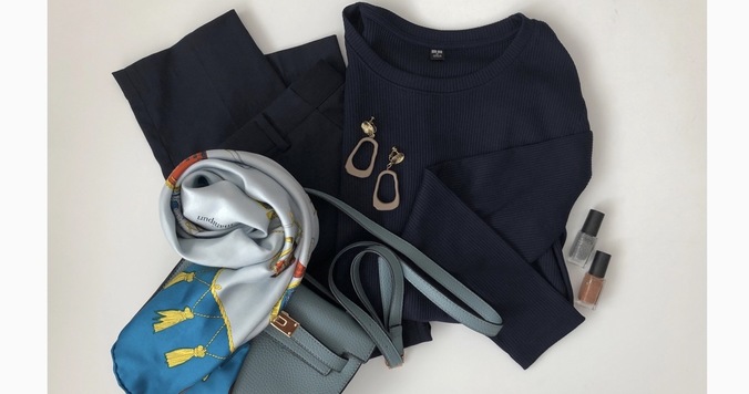 【UNIQLO】リブクルーネックTが、シンプルなのに超万能！