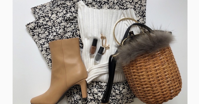 【GU】セットバックヒールブーツが秋コーデにおすすめです