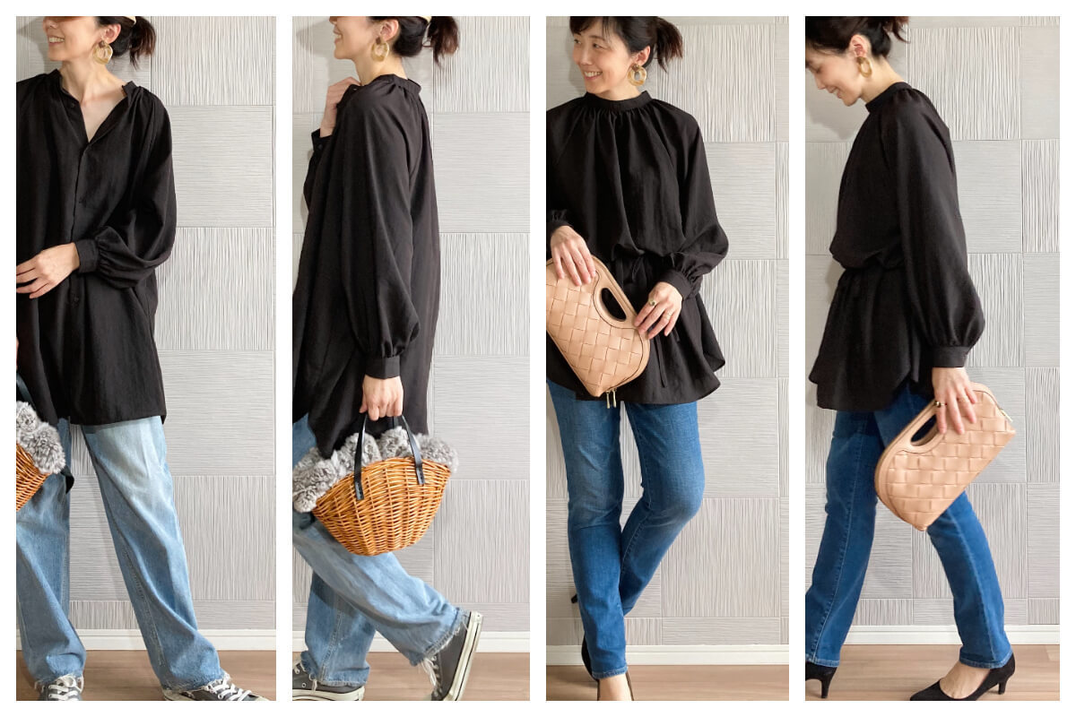 アラフォーの体型カバーに最適! プチプラチュニックをこなれ見せする方法を伝授