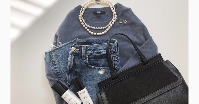 【UNIQLO】カシミアセーターが上品で素敵！ カジュアルにもフェミニンにも万能です