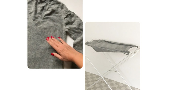 【DRESSな洗濯】「水洗い不可」のカシミヤセーターを手洗いしてみた