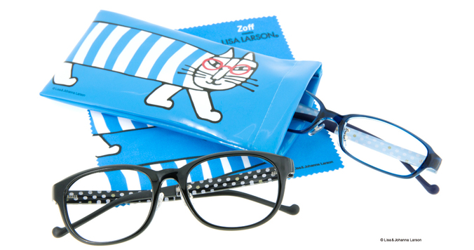 世界初となるリサ・ラーソンのメガネ「Zoff meets LISA LARSON “FRIENDS SERIES”」web先行予約が開始