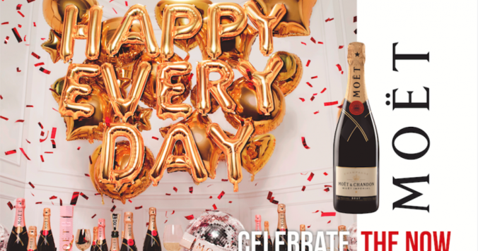 シャンパンの王道モエ・エ・シャンドンも飲み放題になる贅沢プランがスタート