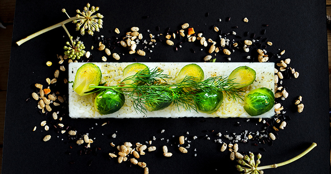 VEGESUSHI - 野菜を使ったケーキのようなお寿司