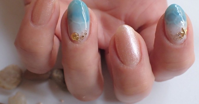 ドロップネイルの簡単なやり方【マニキュアでセルフネイル】