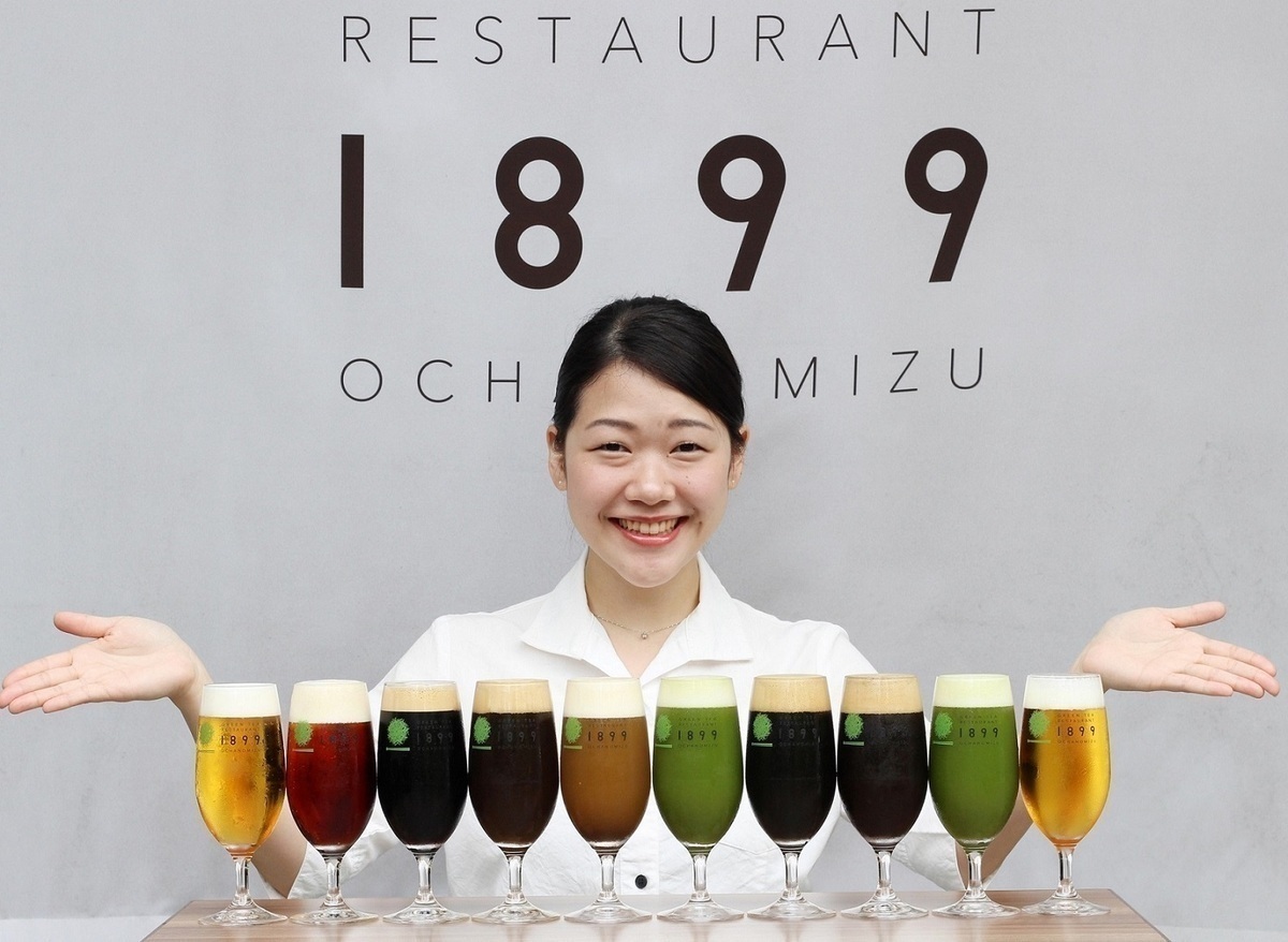 和紅茶ビールに抹茶ビール……お茶づくしの「抹茶ビアガーデン」が開業