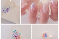 梅雨ネイルの簡単なやり方【マニキュアでセルフネイル】