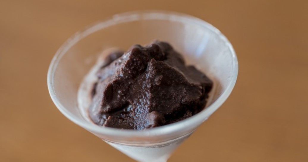 チョコジェラート専門店のかき氷風スイーツ