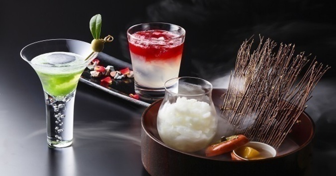 百人一首の世界を艶やかに表現。オリジナル和カクテル