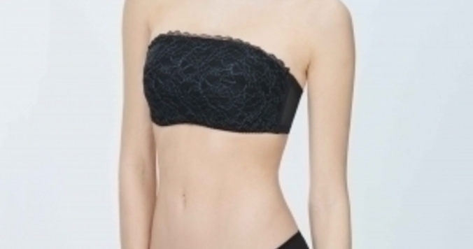 大きな胸を「小さく見せるブラ」からストラップレスタイプが新登場