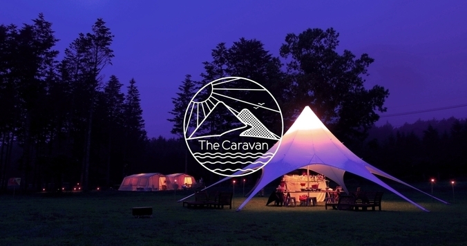 移動式アウトドアホテル”The Caravan”９〜10月の予約受付をスタート
