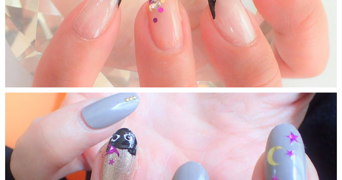 ハロウィンネイルの簡単なやり方【マニキュアでセルフネイル】