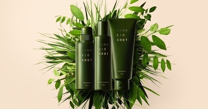 植物のチカラと最先端技術で健やかな髪と頭皮を目指すブランド「SUNA BIOSHOT」誕生