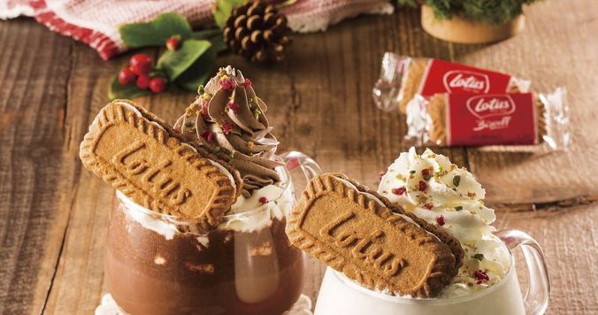 クリスマスツリーみたいな見た目がインスタ映え！　セガフレード×ビスコフコラボドリンク