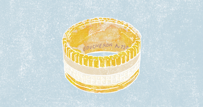 BOUCHERONのキャトル リング【わたしのラッキーアイテム】