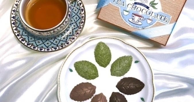 厳選したオーガニック茶葉を練り込んだ、贅沢なティー・チョコレート