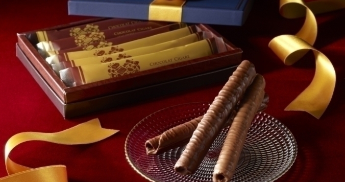 バレンタインに贈りたい、ヨックモックのスペシャルな「ショコラ シガール」