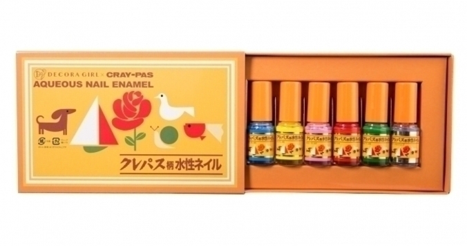 懐かしくてかわいい。「クレパスネイルシリーズ」に水性タイプが新登場