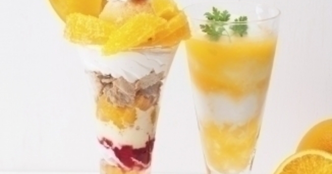 爽やかな甘さと香りが特徴。「清見オレンジ」をたっぷり使った春スイーツ