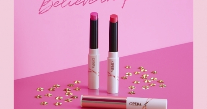 ひと塗りで、透明感あふれる唇に。オペラから新作ピンクリップ