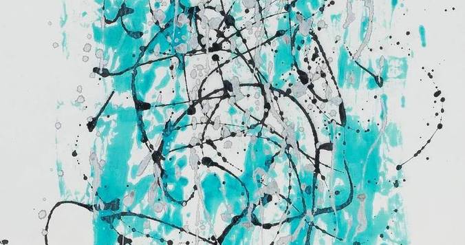 「墨アート 海老原露巌展」が2018年６月11日からギャラリー上田で開催