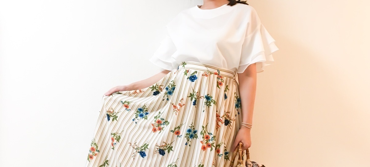 白トップスで細見えさせる3つの秘訣